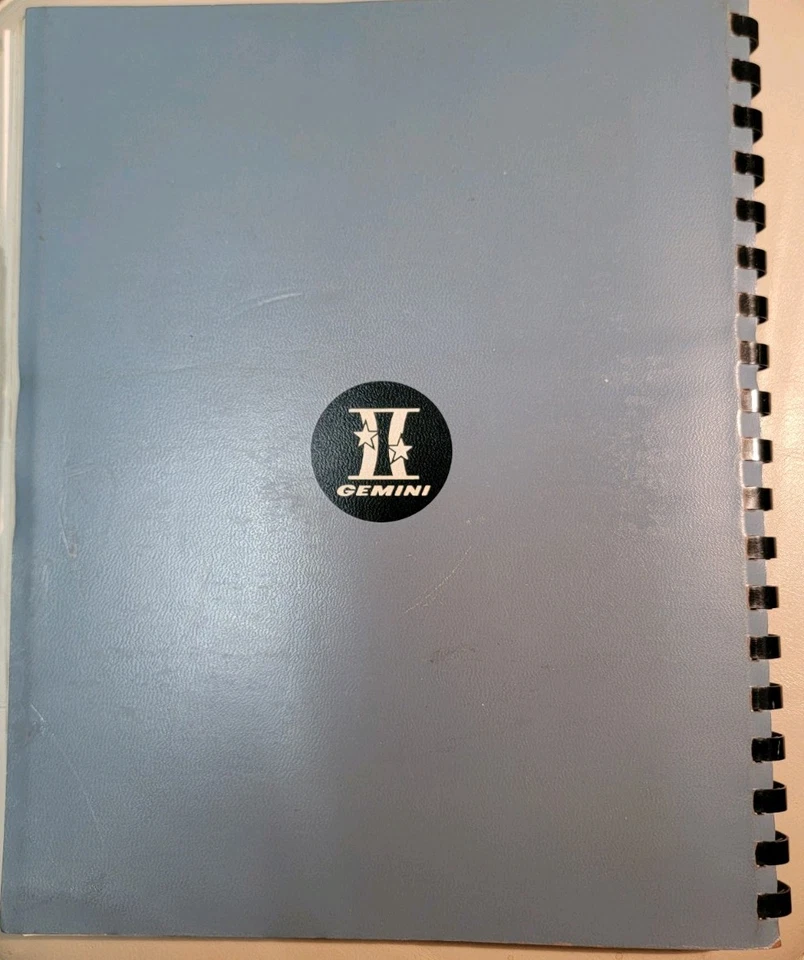Manual de Imprensa Gemini Titan II Programa Espacial Nasa Raro - Imagem 2 de 4