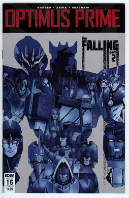 Transformers Optimus Prime 16 From 2018 By IDW Cover B