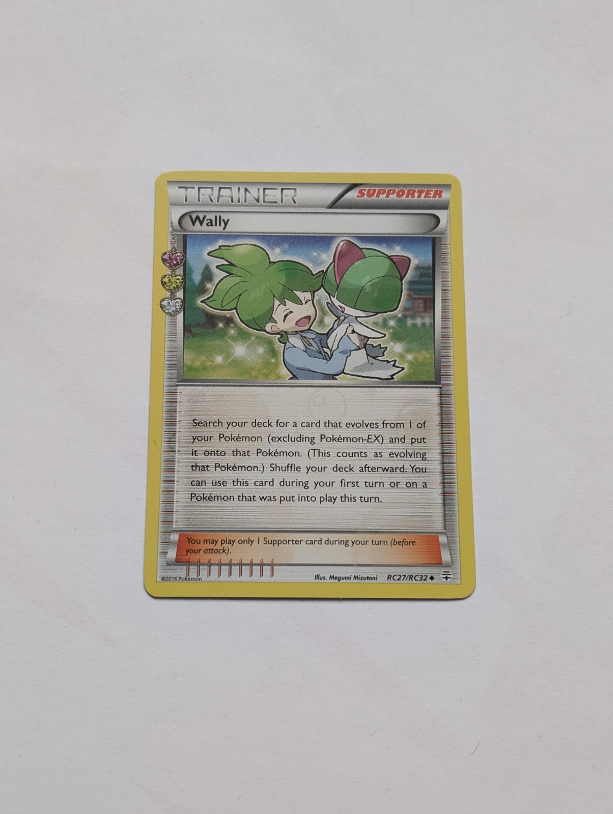Wally Trainer Reverse Holo RC27/RC32 Generations Pokémon TCG 2016 Near Mint NM 2