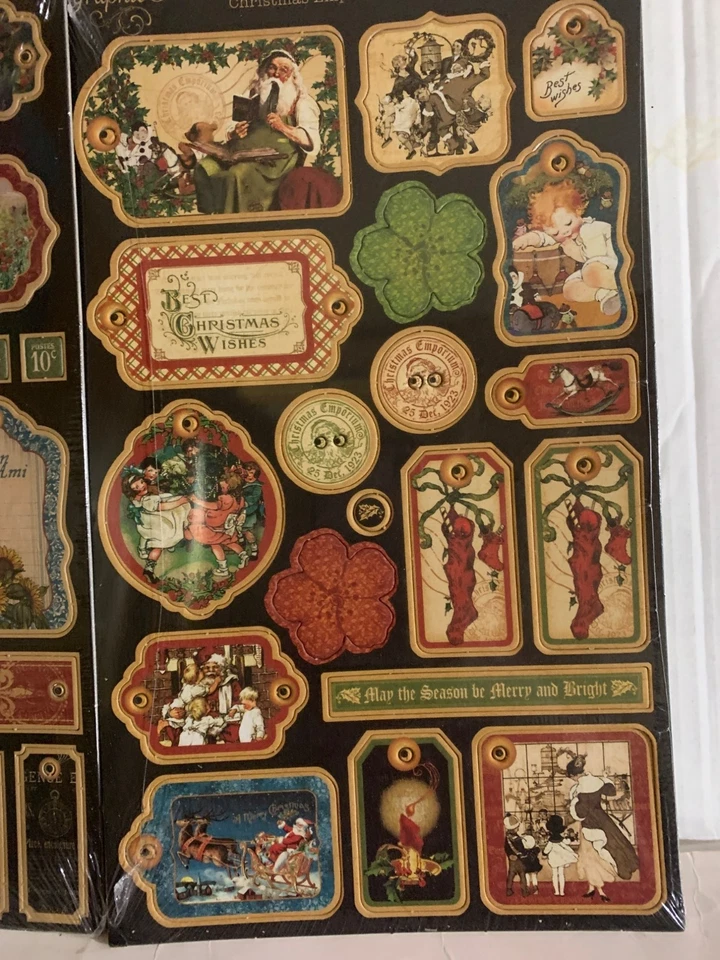 Etiquetas gráficas de 45 álbumes de recortes de colección de país francés Foto 2 de 4