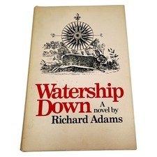 Watership Down Richard Adams HC DJ Book 1972 First Edition Second Printing