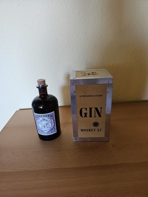 Monkey 47 Schwarzwald Dry Gin 500ml 47% In Holzbox