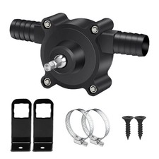 SUPAOSPG Hand Pump Water Drill - &lrm;4.96 x 2.22 x 4.96, Blak