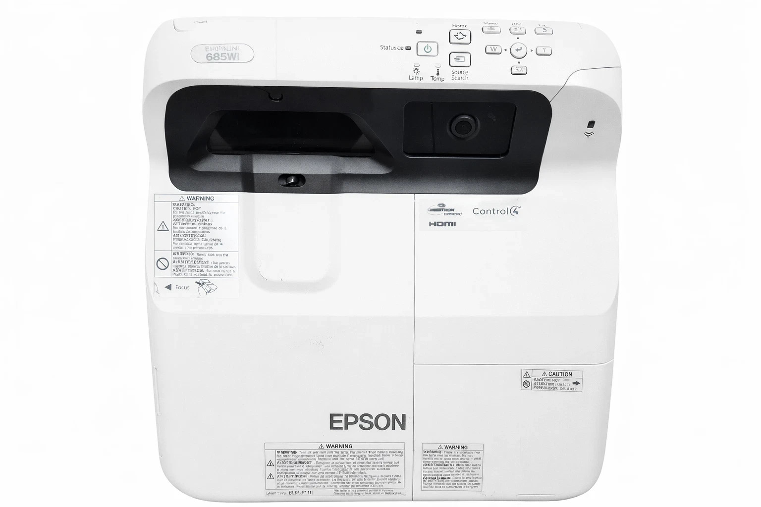Epson BrightLink 685Wi Ultra Short Throw 3LCD Interactive WXGA Projector White