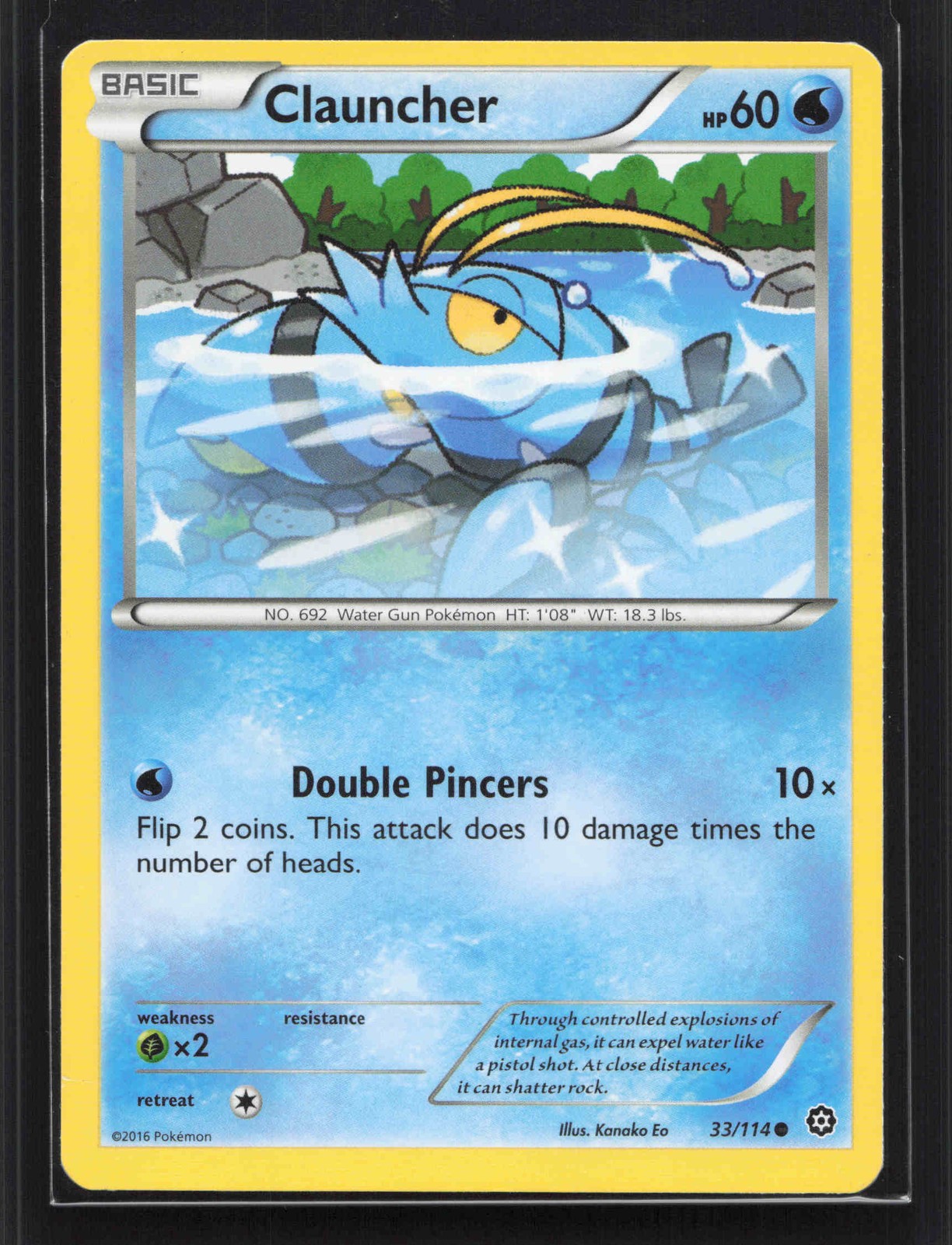 Clauncher Common XY - Steam Siege 33/114 NM