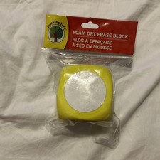 Teaching Tree Foam Dry Erase Block Dice Classroom Games Crafts Yellow