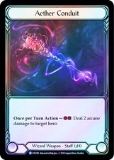 FAB  COLD FOIL  Aether Conduit  - Crucible of War (1st Edition) Card # 160