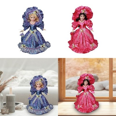 Frau Keramikpuppe Miniatur-Porzellanfiguren für Puppenhausdekoration