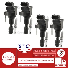 4pcs Ignition Coil and Spark Plug For 2010-2016 Buick LaCrosse 2.4L L4