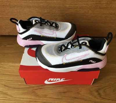 Original Nike Air Max 2090 TD White/LT Arctic Pink-Black Gr. 27 NEU