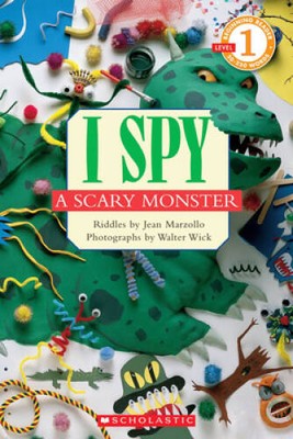Scholastic Reader Level 1: I Spy A Scary Monster - Paperback - GOOD