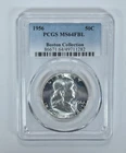 1956 Franklin Half Dollar Boston Collection MS64 FBL PCGS Blue Label