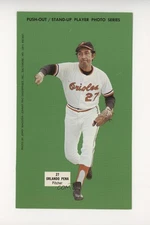1973 Johnny Pro Baltimore Orioles Stand-Ups Orlando Pena #27 2ra