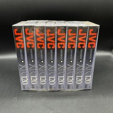 JVC High Energy XR 120 T-120 XR 8-CT Blank VHS Tapes New  Sealed NOS