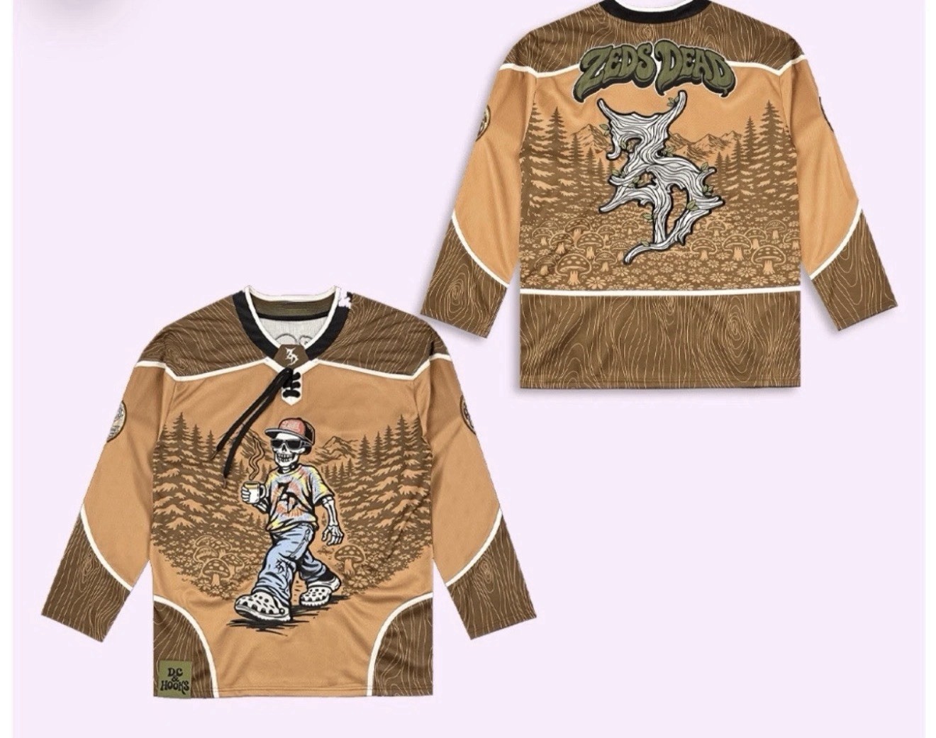 Afterglow Hockey Jersey - Brown - XL New In Package