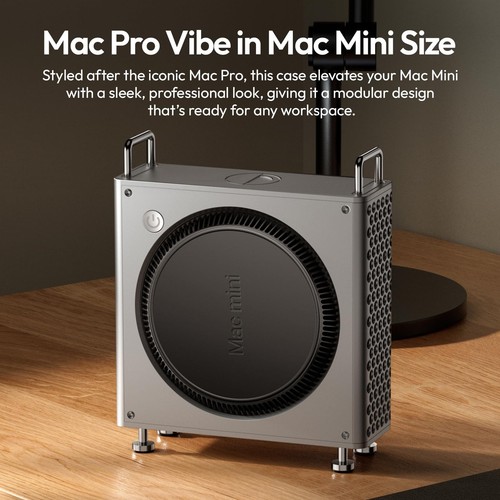 ULANZI QT01 Mac mini Case Aluminum Case Compatible with 2024 Mac mini M4/M4 P... - Photo 2/9