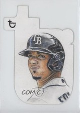 2022 Topps Update Shaped 1/1 Wander Franco by Todd Aaron Smith Auto Sketch e6e