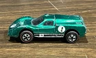 Vintage 1967 HOT WHEELS REDLINE Spectraflame Green FORD J-Car