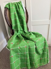 Vintage 1980’s Grass Green Fabric John Wilman Coloroll 120 X 180cm