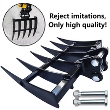 TYPHON 600mm widened Rake Attachments  for 0.8T-2T Mini Excavators