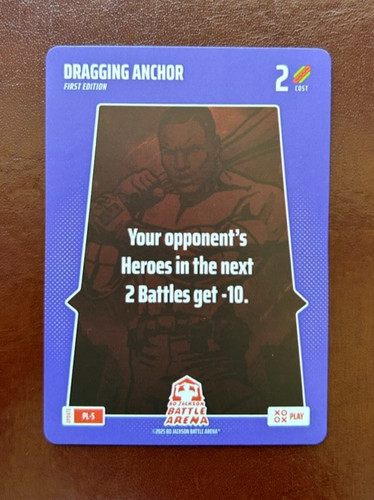 2025 Bo Jackson Battle Arena Update Dragging Anchor SSP Play #PL-5 First Edition
