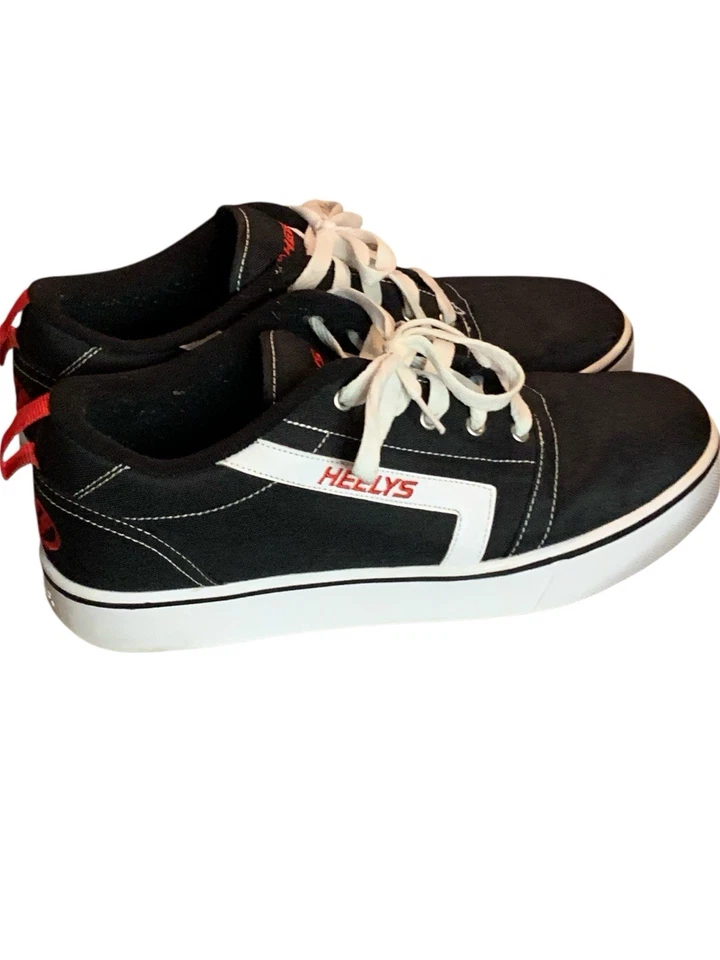 Heelys Skate Shoes Black/Red/White strip on the side Men sz 10 Sneakers - Image 2 of 4