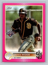 2022 Topps Pro Debut - James Wood #PD-132 Fuchsia /199 (RC)