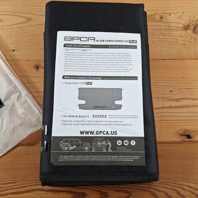 GPCA Cargo Cover For Wrangler X000ZDEHUH JK 4DR LITE PLUS