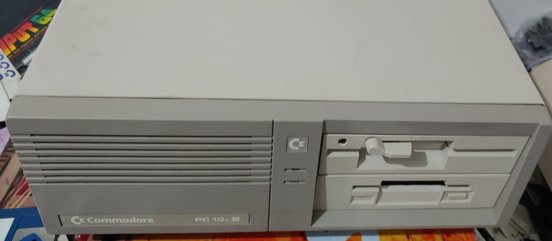 Commodore PC 10-III (1986) + Power Cord (Faulty?)