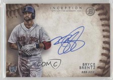 2015 Bowman Inception Rookie Bryce Brentz #RA-BB Auto n1u