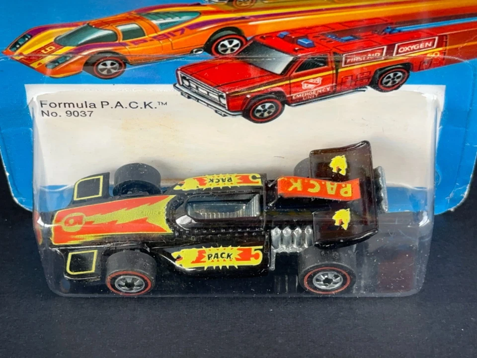 Formula P.A.C.K. 1976 Redline de colección Hot Wheels BONITO blister Flying Colors Foto 4 de 4