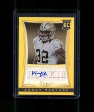 2013 Panini Select Kenny Vaccaro #206 Gold Prizm Rookie RC Auto /10 Saints