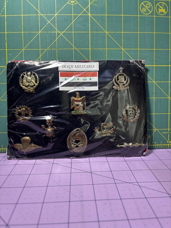 Iraqi militaria 10 Beret Badges Iraq Bring back, 2003 Souvenir OIF Desert Storm