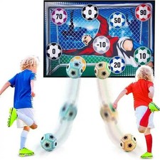 Soccer Ball Game Set for : Indoor Outdoor Backyard Toss Soccer Goal Game with...