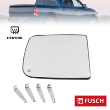 Heated Passenger Side Inner Side View Mirror Glass for 2011-18 Ram 3500 Truck