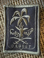 French NATO Forces Forces Operation DAGUET Pocket Patch OD GREEN
