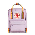 NEU - Official Fjällräven Kanken Rainbow Mini Pastel Lavender-Rainbow