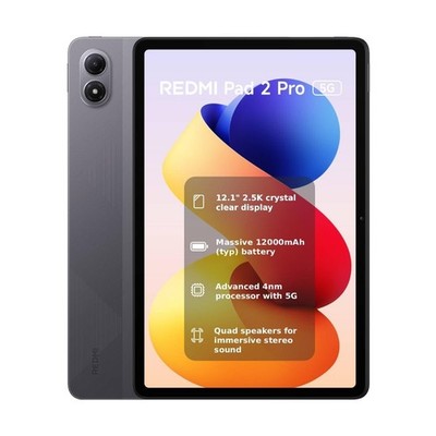 Redmi Pad 2 Pro WIFI + 5G eSIM - 12,1'' - 2,5K 120Hz - Snapdragon  7s - 12000 mAh