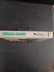 Solar Quest (Vectrex, 1982) With Cartridge, Box, & Overlay 