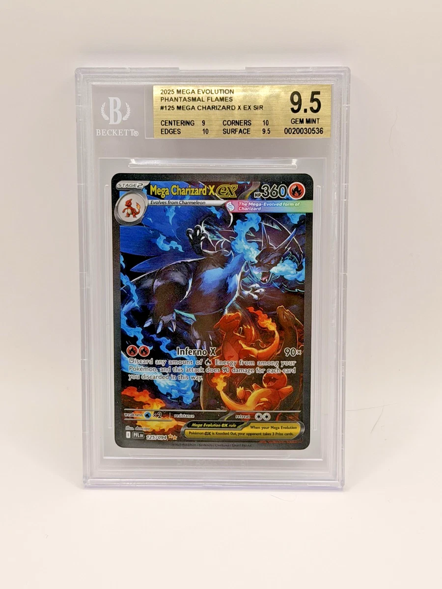 Charizard Pokémon TCG Grade 9.5 Rare Individual Collectible Card