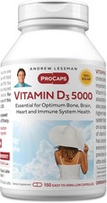 Andrew Lessman Vitamin D3 5000 IU 150 Capsule...