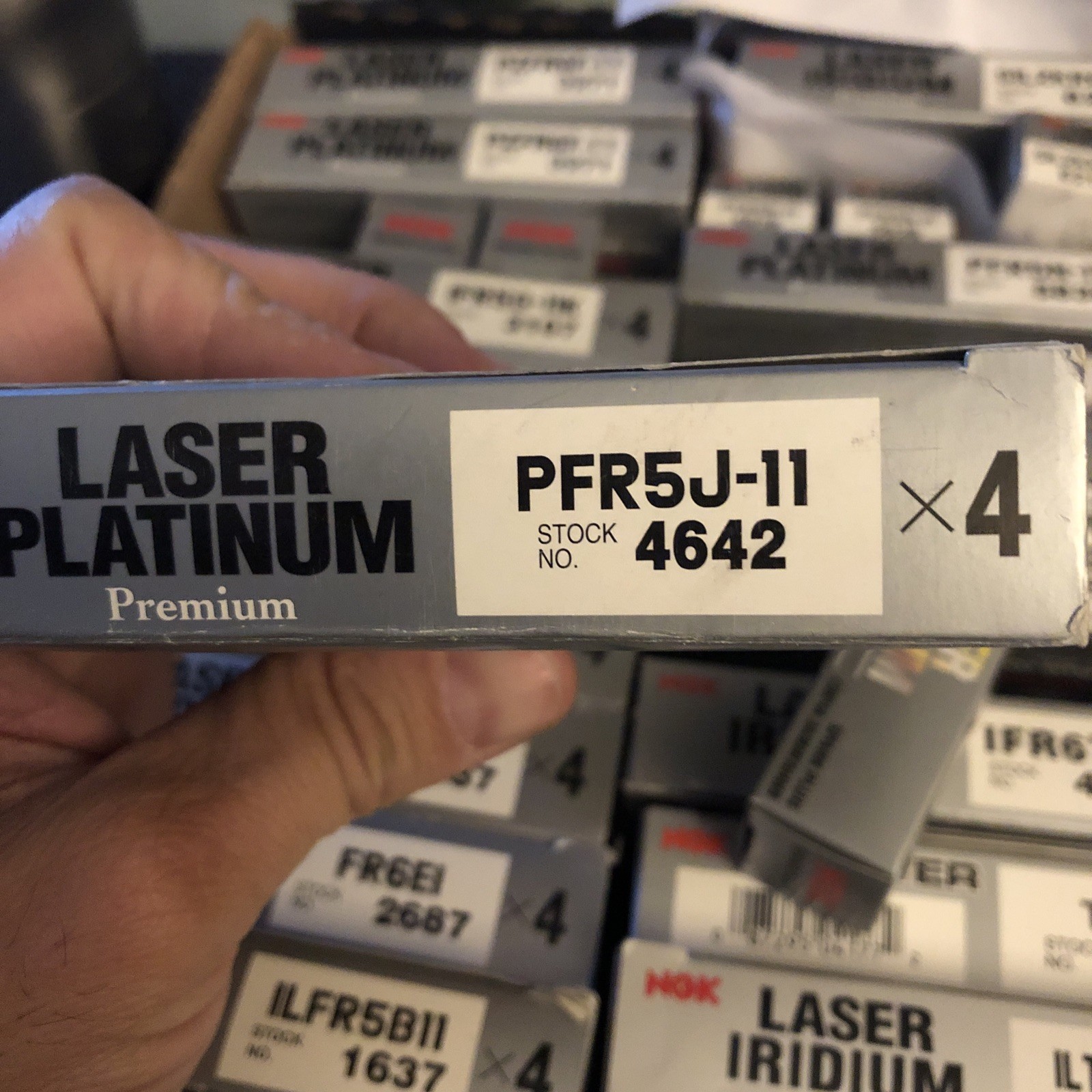  4 Pack NGK 4642 Spark Plugs Laser Platinum PFR5J-11Monteiro Eclipse Lancer