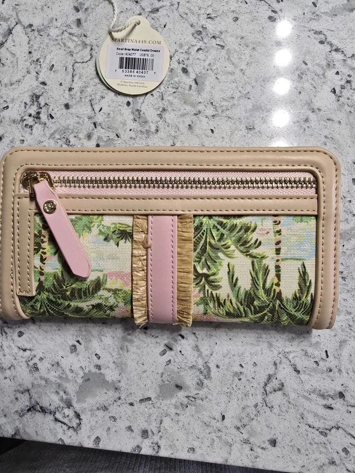 Spartina Snap Wallet. Coastal Dreams. New WITH Tags. - Image 4 of 4
