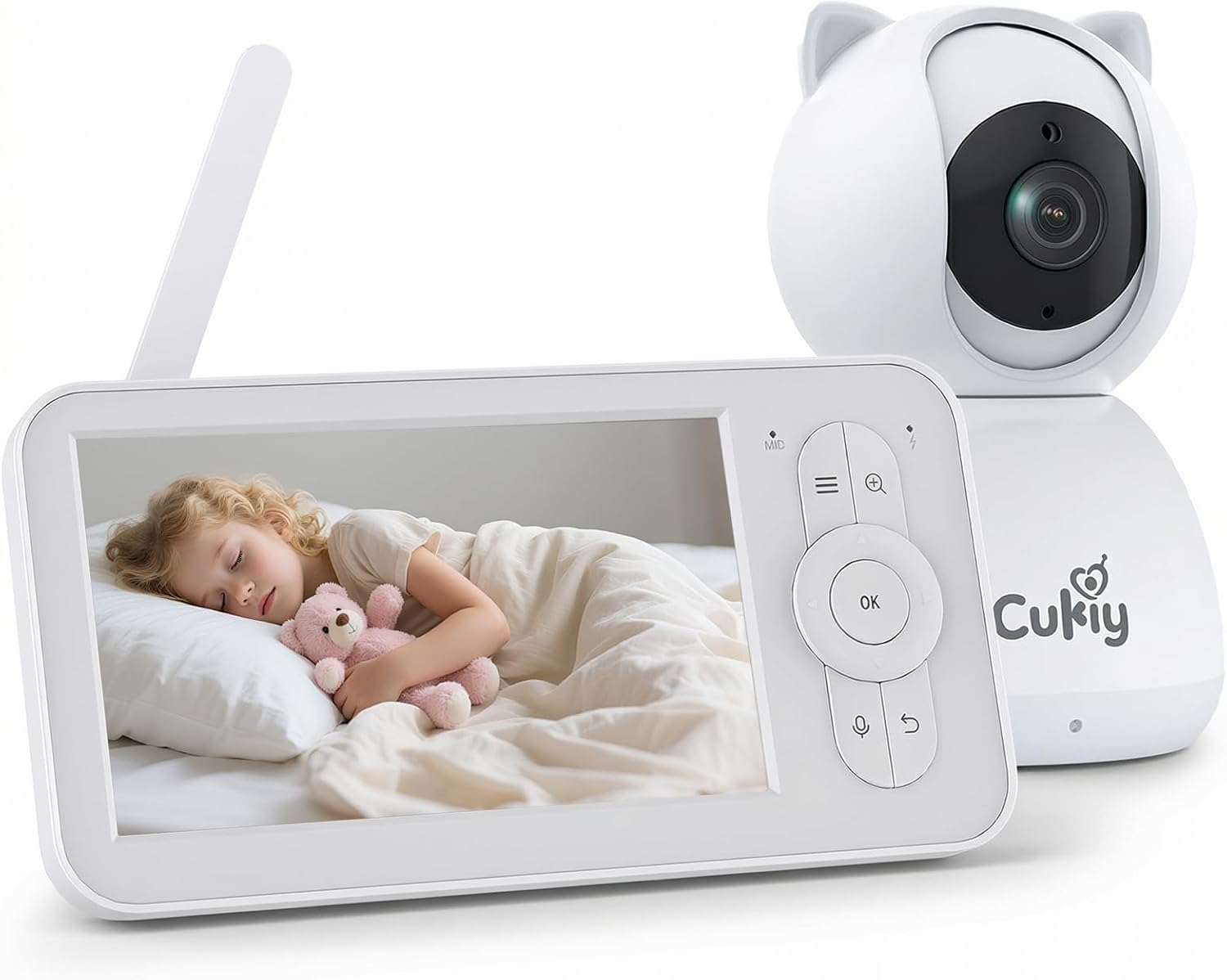 Baby Monitor Camera Audio 5 Inch No Wifi
