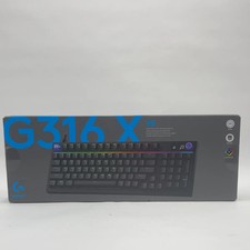 New Logitech G316X 98 YU0104 Wired Keyboard Black