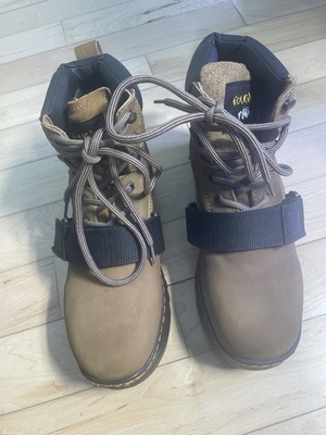 #ad Cougar Paws Brown Industrial Work Boots with Reinforced Strap size 10.5 $120.00
