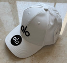 Alo Womens Cotton Baseball Cap White One Size — photo 1