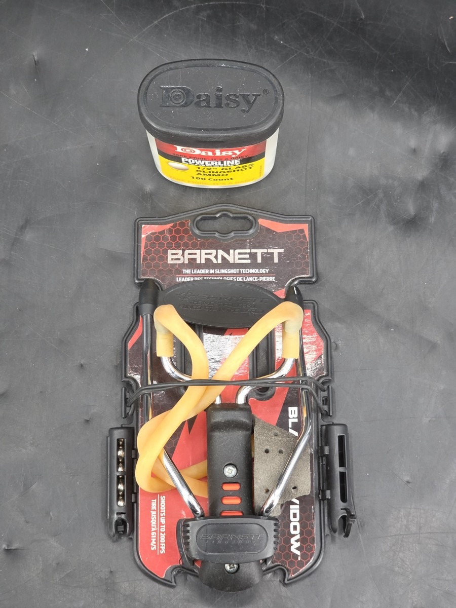 NOS Barnett Black Widow Foldable Slingshot Model 17018 42609170180