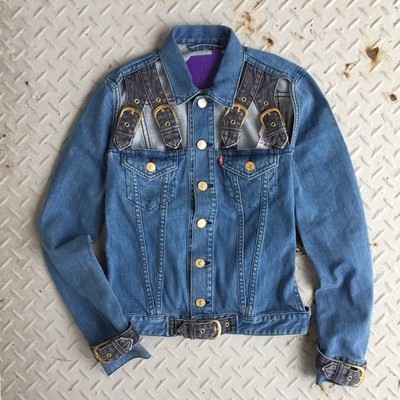 House of Holland x Levi's 2010s Purple Tag Denim Jacket Rare Collab New