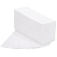 200 Pieces Large Non Woven Wax Strips 7.5 X 2.6 Inches Body and Facial Hair Remo